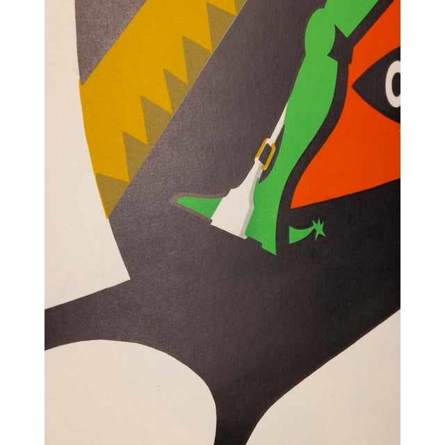 1950s Canvas Poster Vermuth Carpano Caval Ad Bruns Armando Testa, 1953 For Sale - Image 5 of 13