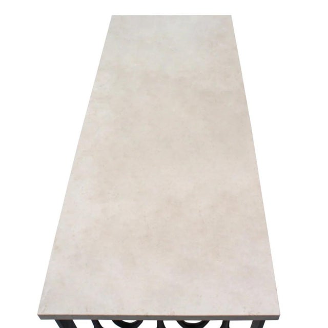 Metal Deirdre Jordan "Catena" Coffee Table Attributed to Holly Hunt For Sale - Image 7 of 8