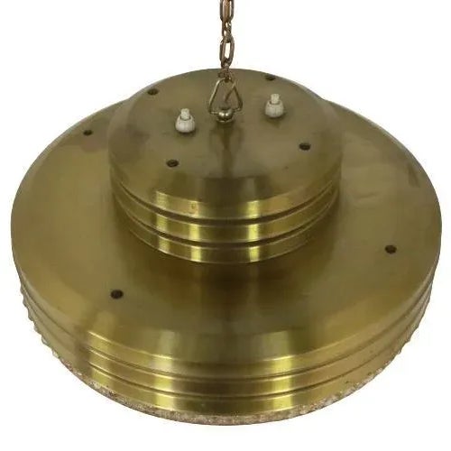 Metal Swedish Hanging Lamp in Glass For Sale - Image 7 of 16