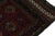 Rug & Kilim’s Baluch Tribal Rug in Burgundy With Teal Blue Geometric Patterns For Sale In New York - Image 6 of 8