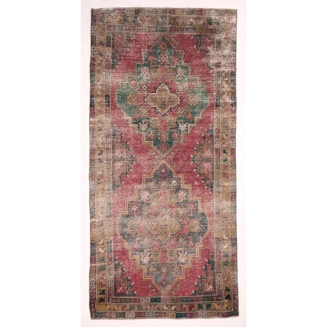 Vintage Natural Faded Rug For Sale - Image 18 of 18