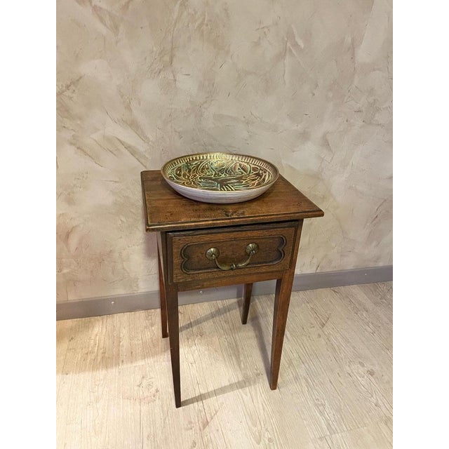 Ceramic Dish by Henri Bequet, Belgium, 1940s For Sale - Image 9 of 10