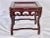 Vintage Small Tabletop Rosewood Stand For Sale - Image 4 of 7