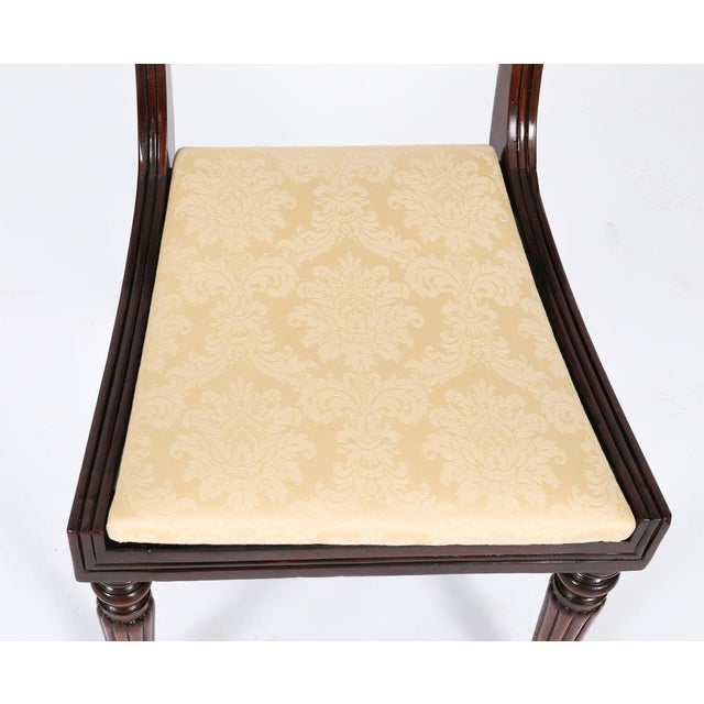 Wood Antique Irish Regency Bar Back Dining Chairs, 1825, Set of 12 For Sale - Image 7 of 18