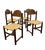 A rare and stylish set of vintage dining chairs, the iconic "Padova" model designed by Hank Lowenstein. Manufactured in...