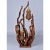 Wood 1970s Rustic Handcrafted Tree Branch Floor Lamp With Amber Glass Globes For Sale - Image 7 of 13