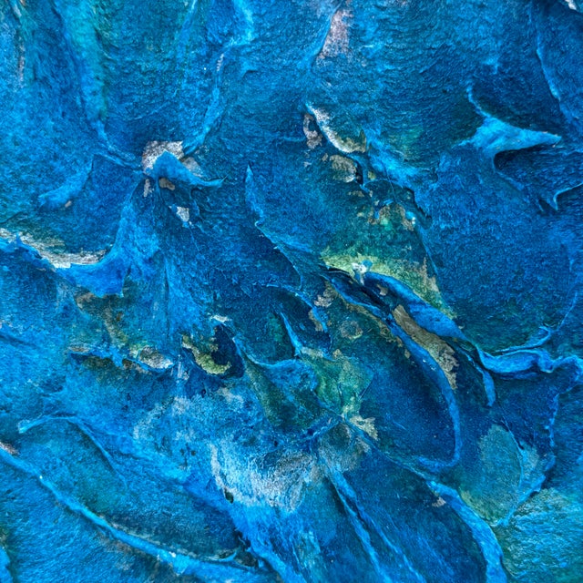 Laura Clisset “Night of Revelation” Original Mixed Media Abstract Painting For Sale - Image 4 of 12