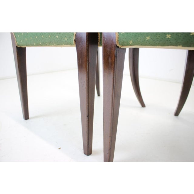 Black H-214 Dining Chairs by Jindrich Halabala for Up Závody, 1950s, Set of 4 For Sale - Image 8 of 15