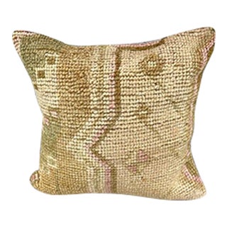 20 x 20 Rug Pillow Radiant Enclave Turkish Pillow Cushion Cover For Sale