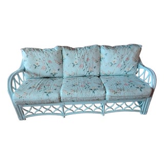 Vintage Rattan Sofa For Sale