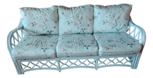 Vintage Rattan Sofa