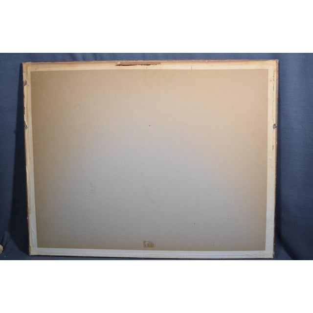 André Jacquemin “Return From the Fields“ Black Engraving Signed, Dated 1970, Framed For Sale - Image 10 of 11