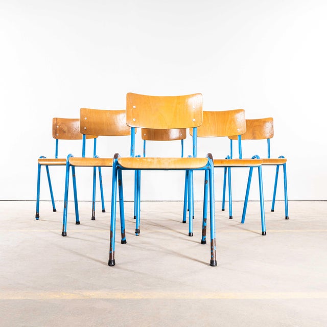 Vintage Stacking Dining Chairs, 1960s, Set of 6 For Sale - Image 12 of 12