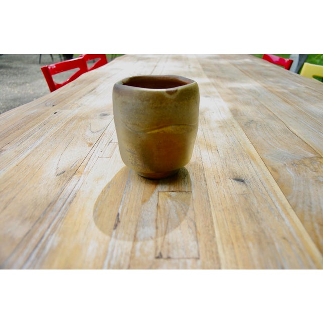 Contemporary Small Anagama Vase by Horst Kerstan, 1995 For Sale - Image 3 of 10