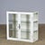 Vintage Glass and Metal Display Cabinet, 1930 For Sale - Image 4 of 13