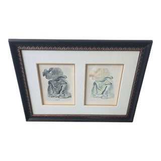 1960 Salvador Dali Divine Comedy Litograph "Empyrean Heaven" Coa For Sale