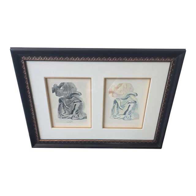 1960 Salvador Dali Divine Comedy Litograph "Empyrean Heaven" Coa For Sale