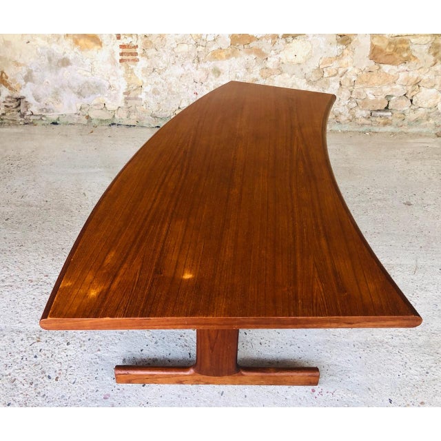 Modern Danish Teak Coffee Table by Johannes Andersen for CFC Silkeborg, 1960s For Sale - Image 6 of 18