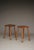 Set of Rustic Oak High Stools. 1970s For Sale - Image 12 of 16