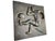 A cast-iron Art Deco modernist wall relief by Allan Ebeling (1897–1975), dating to the 1930s and depicting a dynamic...