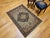 19th Century Persian Farahan Sarouk Rug, Hand-Knotted Wool, Floral Medallion Pattern, Ivory & Navy, 4x5 For Sale - Image 15 of 16