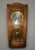 This listing is for an antique German box regulator wall clock. This clock has a nice art deco style case with a metal...