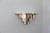 Glass Vintage 70s Disco Console Table, Cascading Demilune Wall Mounted Shelf in Gold For Sale - Image 7 of 18