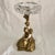 1950s Cast Gilded Age Lady Statue Crystal Ashtray For Sale - Image 5 of 12