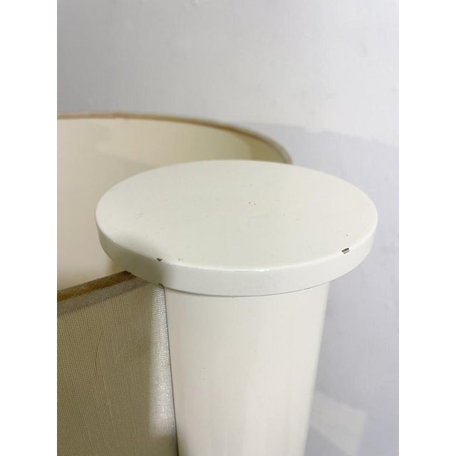 Metal Mid-Century Modern Table Lamp attributed to Giuliana Gramigna, 1970s For Sale - Image 7 of 9