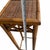 Vintage Bamboo With Woven Rattan Top Plant Stand, Side, Drink Table For Sale - Image 10 of 10