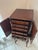 Wood Vintage Multi‑Drawer Silver Utensil Cabinet / Silver Chest on Stand For Sale - Image 7 of 12
