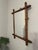 Early 1900's Antique French Faux Bamboo Turned Wood Wall Mirror For Sale - Image 16 of 16
