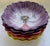1980s Set of 6 Fitz & Floyd Pansy Porcelain Bowls For Sale In New York - Image 6 of 18