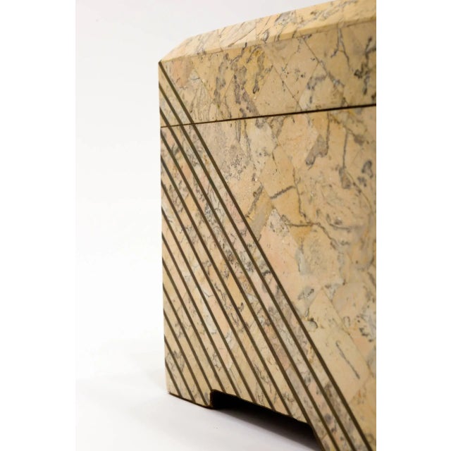 1970s Tessellated Stone Box For Sale - Image 5 of 10
