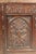 Brown Antique Tudor Style Carved Oak Trunk For Sale - Image 8 of 12