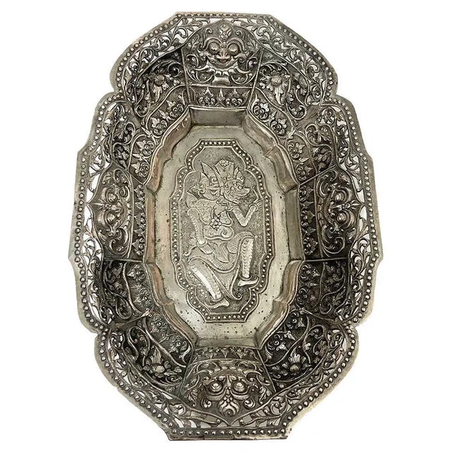 Copper Indonesian Yogya Basket, 1900s For Sale - Image 8 of 8