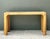 Mid 20th Century Vintage Rattan Waterfall Console Table For Sale - Image 5 of 12