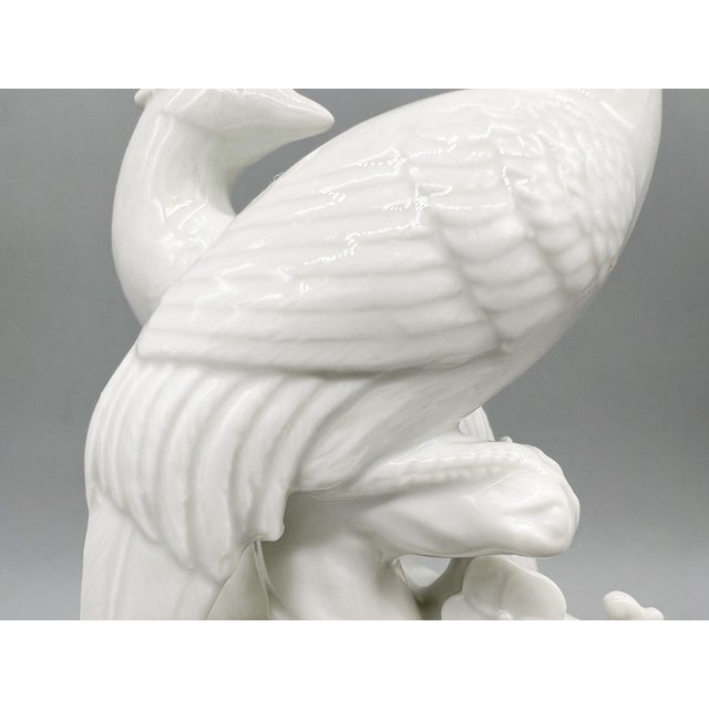 1970s Blanc De Chine Fitz & Floyd Birds and Flowers Figurine - Chinoiserie, Traditional, Hollywood Regency For Sale - Image 14 of 14