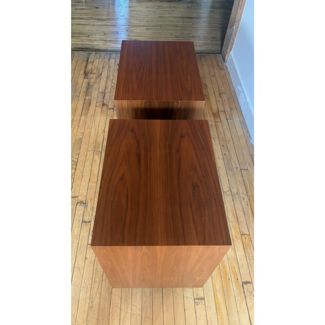 Wood Pair of Mid Century George Nelson Nightstands for Herman Miller, 1960s For Sale - Image 7 of 8