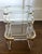 A set of three nesting tables by Charles Hollis Jones circa 1970s. The metric line employs Lucite frame construction with...