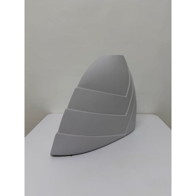 Ceramic Art Deco Revival Large Scale Ceramic Vase, 1980s For Sale - Image 7 of 13