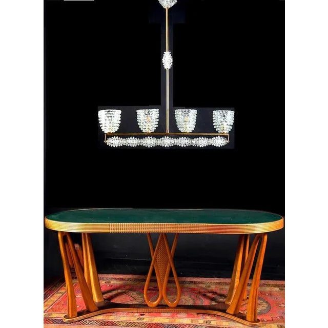 Italian Murano Glass Chandelier, 1948 For Sale - Image 11 of 12