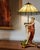 Neoclassical Mid-Century Grecian Women With Basket of Grapes Table Lamp For Sale - Image 3 of 12