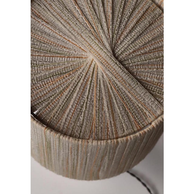 Danish Modern Stoneware Table Lamp with String Shade from Bartholdy, 1970s For Sale - Image 6 of 14