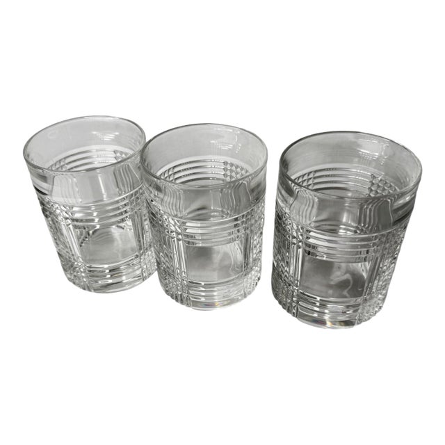 Ralph Lauren Glendale Crystal Glassware- Set of 3 For Sale