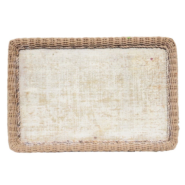 Tan Bamboo & Rope Nautical / Beach Accent Table For Sale - Image 8 of 10