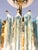 1980s Aquamarine Murano Glass Triedri Curvati Chandelier from Venini, Italy, 1980s For Sale - Image 5 of 14