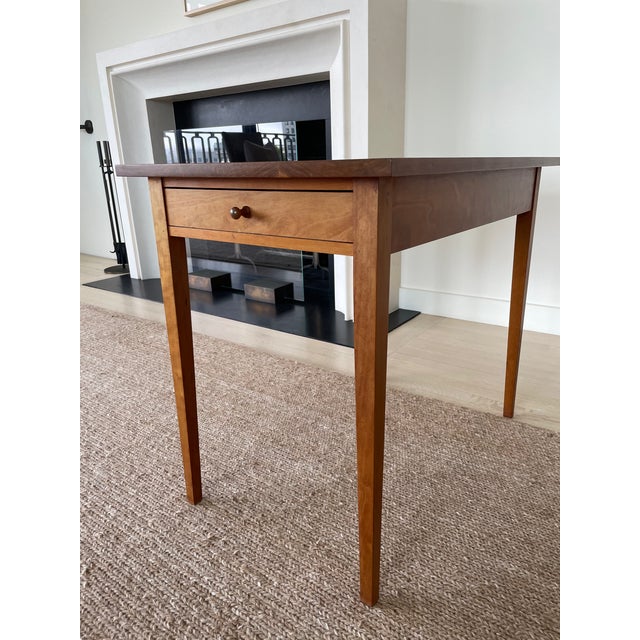 Thomas Moser Vintage Thomas Moser Cherry End Table With Drawer For Sale - Image 4 of 5