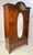 Early 20th Century English Edwardian Style Inlaid Mahogany Wardrobe With Beveled Oval Mirror For Sale - Image 4 of 16