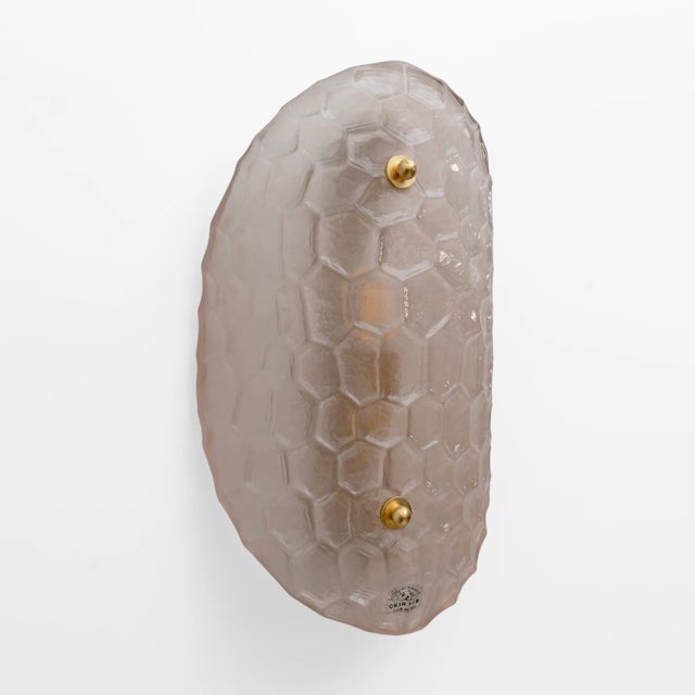 Modern Light Pink Murano Glass Sconces, Set of 2 For Sale - Image 4 of 10